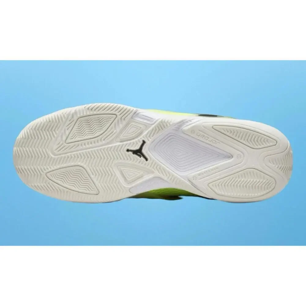 Nike Air Jordan Heir Basketball Shoes White Sail Volt FQ3858-107 Men Size 10